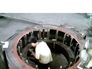 高壓電機(jī)定子線(xiàn)圈發(fā)生內(nèi)、外腐蝕的原因