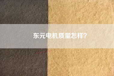 東元電機質(zhì)量怎樣？